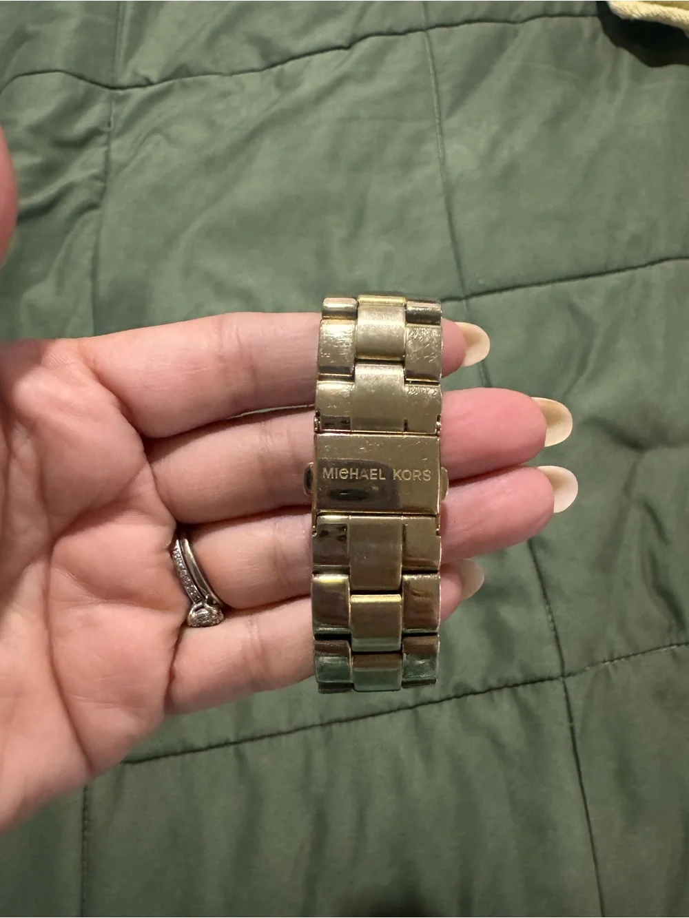 Michael Kors Gold-Tone Women's Chronograph Bracelet Watch